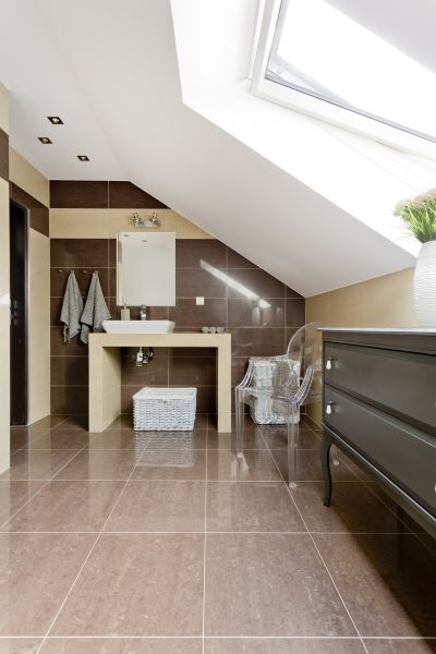 Attic Bathroom Installation in Madison